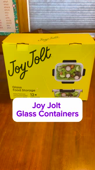Video review of JoyJolt 12 Glass Storage Containers With Leakproof Lids Set  by 67851d190044058596b85574