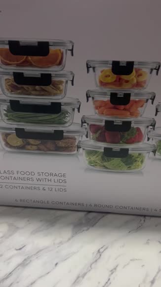 Video review of JoyJolt 12 Glass Storage Containers With Leakproof Lids Set  by 6799dfed5241f4a9da0504e0