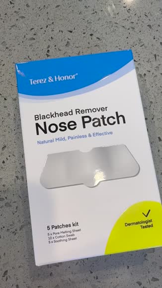 Video review of Terez & Honor Blackhead Remover Nose Pore Patches: Natural Mild Painless Korean Skin Care Patented Formula Targets Pores Pimples in 3 Steps - Dermatologist Tested Cruelty Free for All Skin Types - 5 Pcs  by 678d887612bec768ff8d2c59