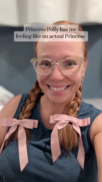 /princess polly kinski hair bow pack os pink