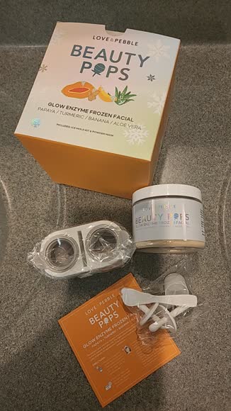 Video review of Love & Pebble Glow Enzyme Frozen Facial Kit – Brighten & Lift with Icy Enzyme Mask| At home spa skincare treatment | instant results  by 679570fdf23c09dc3b271ab8