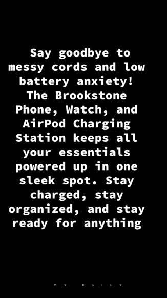 Video review of  Brookstone 3-in-1 Wireless Charging Station Magnetic Charging Fast  by 677a9cb0f50bb12f96b4bebd