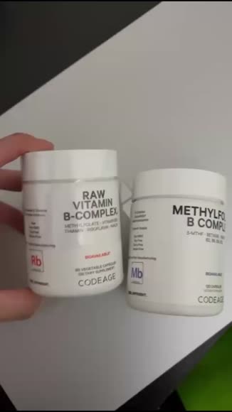 /codeage raw vitamin b complex 60 capsules bioavailable