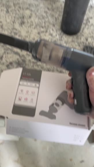 Video review of Usuie Cordless Handhelds Car Vacuum Cleaner  by 679ffd099726f4d4bcb48770