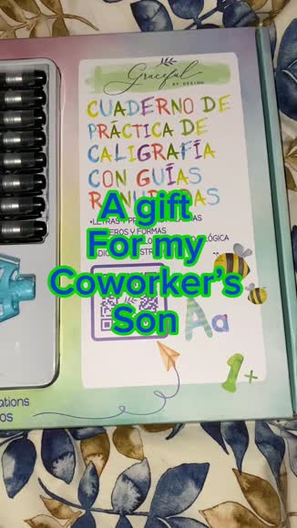 Video review of Grooved Learning Spanish Handwriting Workbooks - Mess-Free Reusable Pages for Kids - Set of 4  by 6771893d502978648ce1ac8f