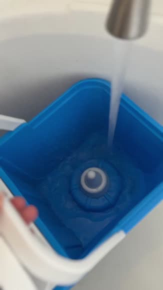 Video review of Bell + Howell InstaMop Spinning Mop & Bucket - Washable Microfiber Spin Mop, Bucket Floor Cleaning System, Seperates Clean & Dirty, Collapsible  by 6783afc9eb17b223c1834533