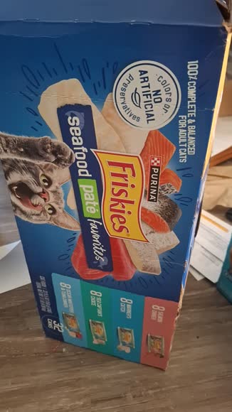 Video review of Friskies Seafood Variety Pack Canned Cat Food  by 678807481892f50526446407