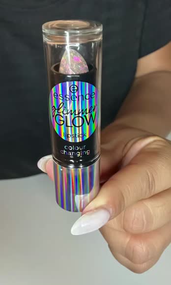 Video review of .essence. Glimmer Glow Lipstick  by 678393fbb5da598ccd59abf9