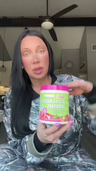 Video review of Obvi Obvi Collagen Greens - Strawberry Lychee | Nourish Skin, Gut & Immunity with Superfood-Powered Formula  by tashacap1221