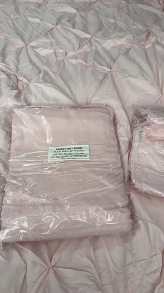Video review of Elegant Comfort Elegant Comfort Pintuck Pinch Pleated Comforter Set - Includes Sheet  by 67c195bfa2dda3622702a622