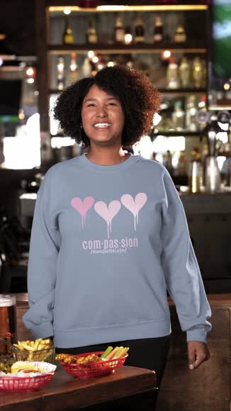 Video review of Moodovation Self-Compassion Midweight Crewneck Sweatshirt  by shopmoodovation