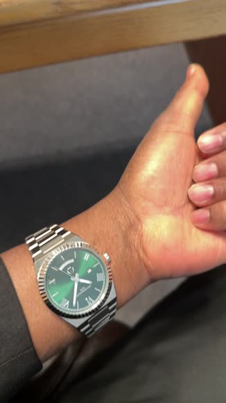 Video review of Black Tie Watch Men's Diamond Cut Watch Green by 67bcd38bce52b256748a0b68