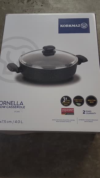 Video review of Korkmaz Ornella Alu. Los Casserole  by 67815c0a289f863d069f2de3
