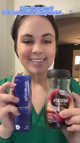 Video review of MySmile Purple Toothpaste for Tooth Brighten, Color Corrector Efficient Cleaning Toothpaste, 30ML Non-Sensitive Natural Tooth Stain Removal Toothpaste, Fresh Mint, Press Type  by 67bf0e1c06617bc674fbc03c