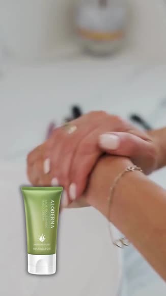 Video review of Aloderma Aloe Nourishing Hand Cream  by flip123464