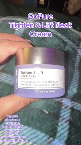 Video review of GOPURE Beauty GOPURE Tighten & Lift Neck Cream  by 676298625eefd0d8494bb9f3