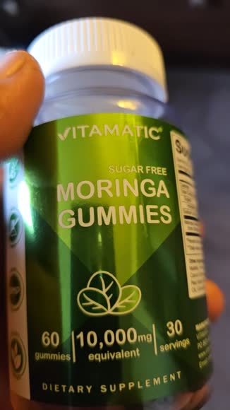 Video review of Vitamatic Moringa 100mg (50:1 Extract), Natural Mixed Fruit Flavor 60 Gummies - immune support, energy levels, and detoxification  by 6786db102bf2989a76cf7db5