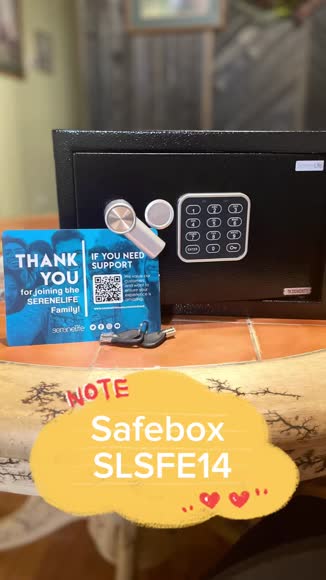 Video review of SereneLife Safebox SLSFE14  by 678314b1d7dd3907ffa8638d