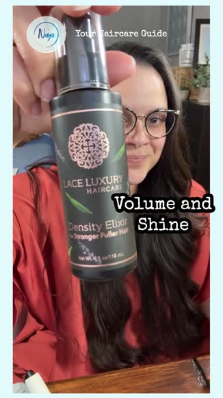 Video review of Lace Luxury Haircare Density Elixir  by 5bgsjnhpq5