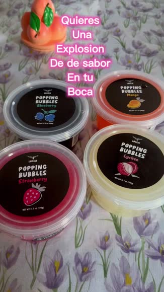 Video review of LOCCA Locca Popping Boba Pearls with Real Fruit Juice  by 678ddd048691860122f3c24d