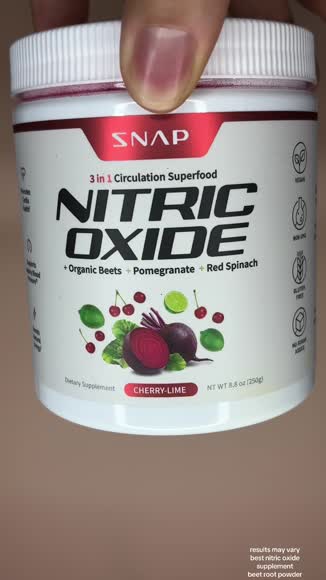 Video review of SNAP Supplements Nitric Oxide Organic Beets - Supports Healthy Blood Pressure and Circulation, Cardio Health w/Organic Beet Root, Nitric Oxide Superfood with B Vitamins, Pomegranate and Red Spinach, Sugar Free  by 67820e9ca03e7e41a7666ae3