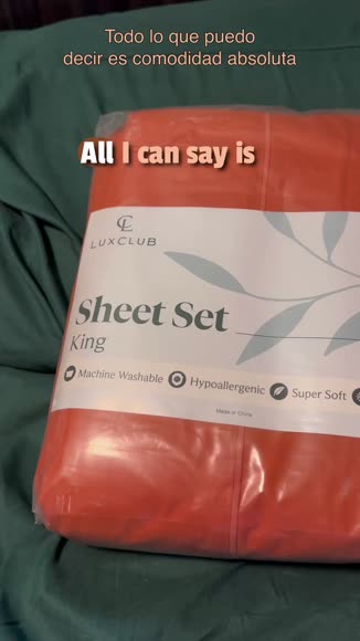 Video review of Luxclub 6PC Extra Soft Cooling Bed Sheet Set  by 679431f7ba41f17b24e5c83c