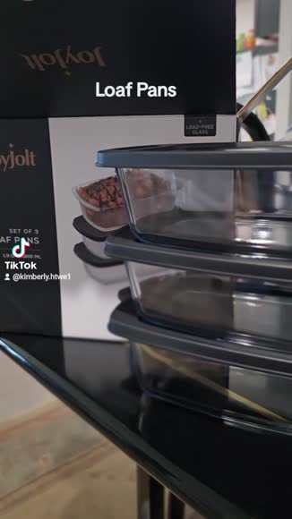 Video review of JoyJolt Glass Loaf Pans With Lids  by 6796d9fb8333585a08d6028b