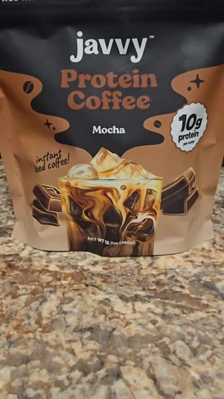 Video review of Javy Mocha Protein Coffee - Premium Protein & Instant Coffee  by 677f2b8214fd561d6d902bfe