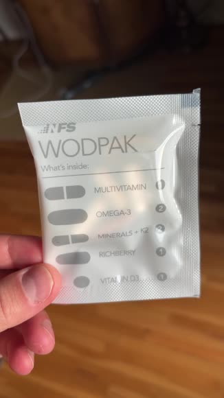 Video review of NF Sports Wodpak, beyond your basic multi-vitamin, WODPAK provides you with high levels of essential vitamins along with a complete multi-mineral and vitamin K2, high ORAC antioxidant RichBerry, and high potency fish oil.  Conveniently packaged in easy-to-carry individual packets, WODPAK gives you the flexibility to carry your essential vitamins with you where ever life takes you.  by 65651dee07d39eebd0bb3368
