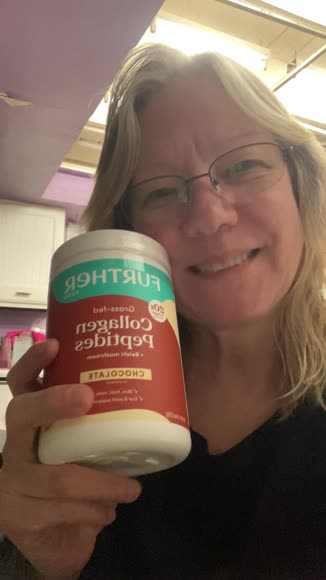 Video review of Further Food Chocolate Collagen Peptides Powder | Grass-Fed Pasture-Raised Hydrolyzed Type 1 & 3 Protein, Gut Health + Joint, Hair, Skin, Nails, Paleo Keto Sugar-Free 11.36 o  by 6796f1d4699883061defb0b6