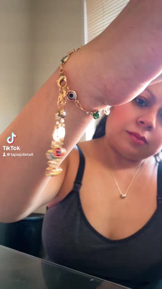 Video review of RM GOLD NYC 18K Gold Mariner Evil Eye Crystal Anklet  by 6784c362a2149876591b57ae