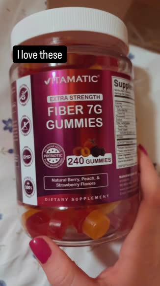 Video review of Vitamatic Prebiotic Fiber Gummies for Adults  by 67e82fd5f4a5827d499c7409