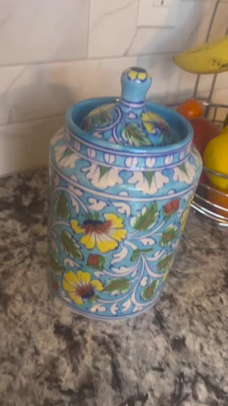 Video review of GAURI KOHLI Dhanau Decorative Kitchen Canister  by soonerhog88