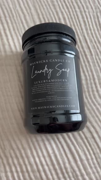 Video review of Mavwicks Fragrances Powdered Luxury Laundry Detergent  by 67df5841c27e1b33590e9357