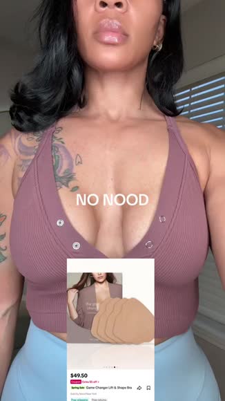 Video review of NOOD 4-Pack Game Changer Hemp Lift & Shaping Waterproof and Invisible Adhesive Bra  by hello1234568441