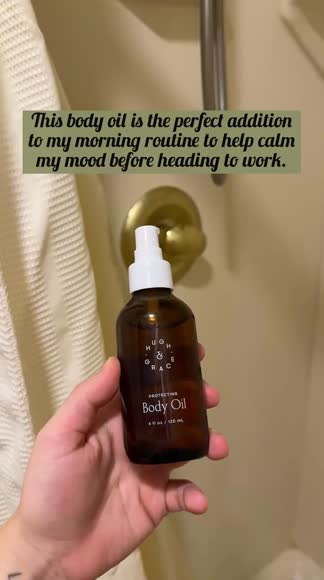 Video review of Hugh & Grace Protecting Body Oil - Hydrating, Nourishing, Calming  by 66763e77bec7d9f41ebabc4d