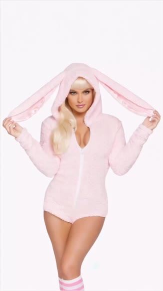 Video review of Leg Avenue Cuddle Bunny Costume  by 67abd29ac4d42fd7e0120b44