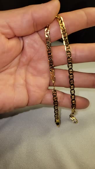 Video review of RM GOLD NYC Gold Anklet For Women Flat Mariner Anklet 18k Gold Plated  by 67886e9816398fa4f3f5b408