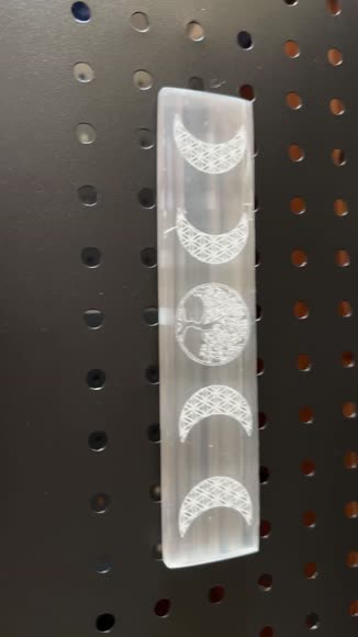 Video review of Whyte Quartz Moon Phase with Tree Of Life Engraved Selenite Bar  by 6789ddceaa0672913cdff4ea
