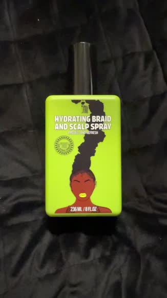 Video review of Pardon My Fro Hydrating Braid & Scalp Spray for 4A to 4C Hair  by 6598ebec9b45e9d6d7201b23
