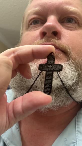 Video review of West Coast Jewelry Men's Stainless Steel Lord's Prayer Cross Pendant Necklace  by 67d9c9024fca537f639de2a4