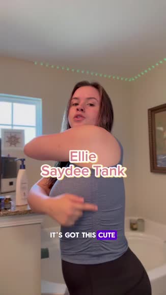 Video review of Ellie Saydee Tank  by 677369a662aeb456e8eb1ea0