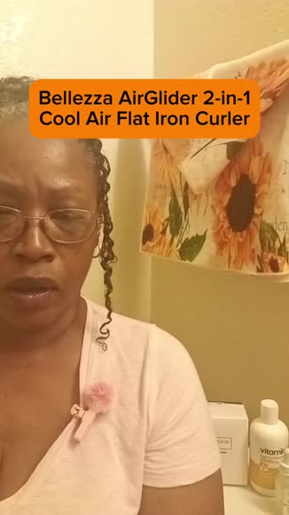 Video review of Bellezza AirGlider 2-in-1 Cool Air Flat Iron & Curler  by y9kzyvx4bs
