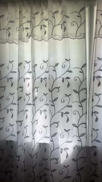 Video review of Elegant Comfort Lucia Curtain Panels - Attached Valance  by 67a6cd664db7c0a9b6623982