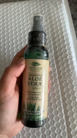 Video review of  Aloe Vera Spray  by 6753c353e606c4256b6410fb