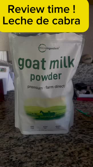 Video review of Micro Ingredients Goat Milk Powder  by 678488fb6d8995cfab1306af