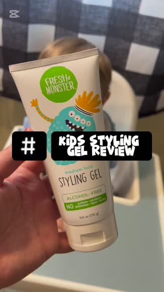 Video review of Fresh Monster Kids Hair Gel for Styling (Alcohol-Free)  by lexiforth14