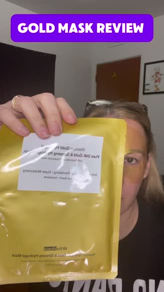 Video review of  Pure 24k Gold & Ginseng Hydrogel Mask 10 Pack  by jessicak718
