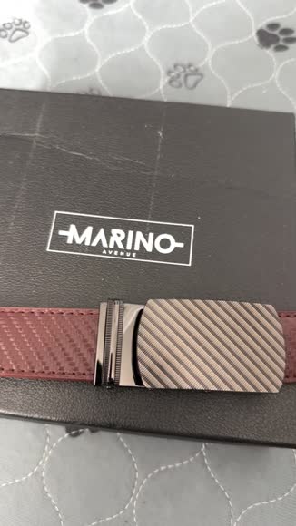 Video review of Mio Marino Men's Interlaced Leather Ratchet Belt  by 679b70281f75bb2b7033a5e9
