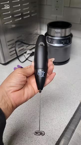 Video review of Zulay Kitchen Double Grip Handheld Milk Frother  by qlady40
